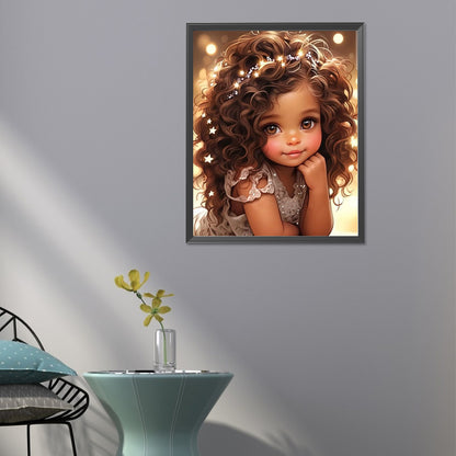 Sweet Girl - Full Round Drill Diamond Painting 40*50CM