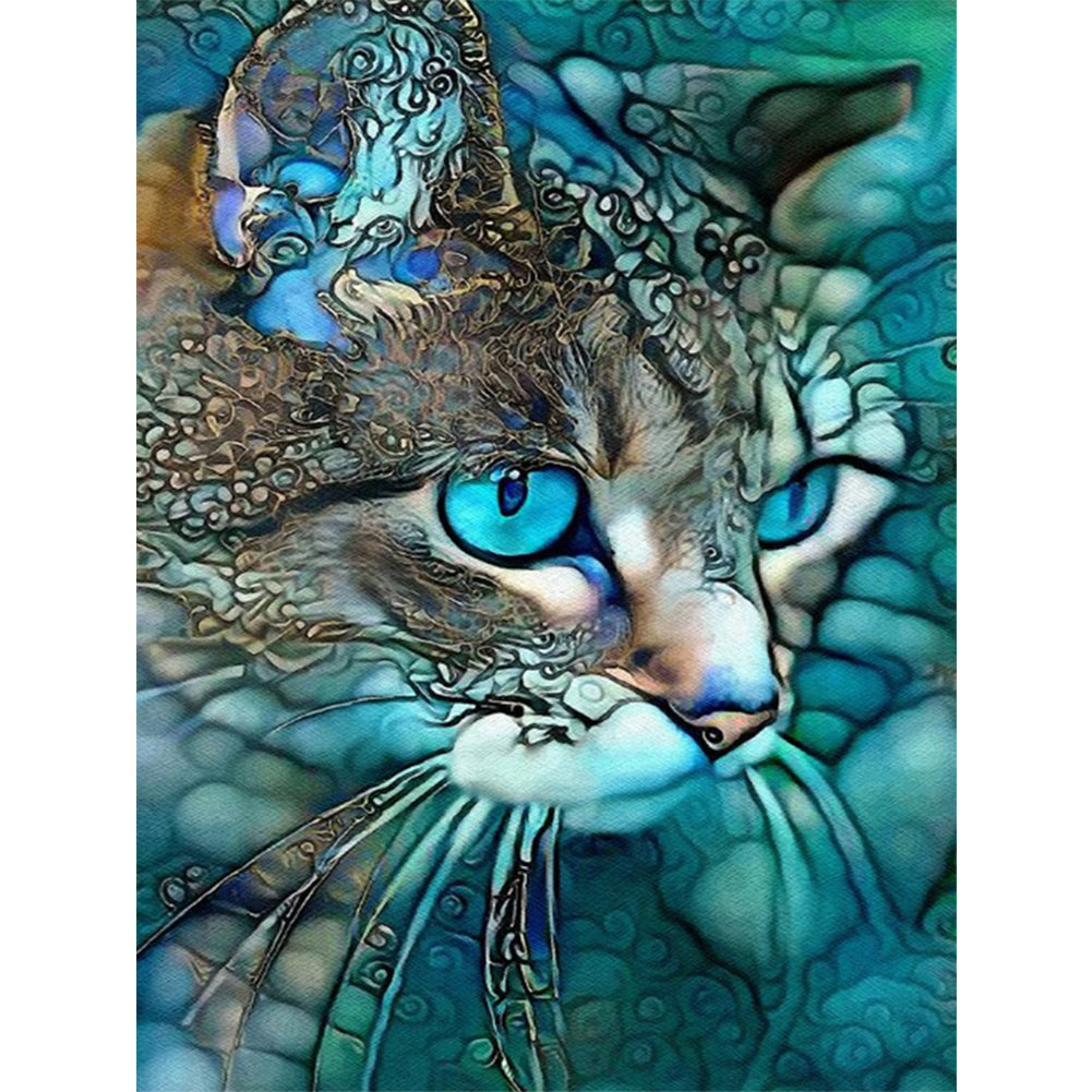 Cat - 11CT Counted Cross Stitch 36*50CM