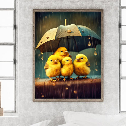 Chick - Full Round Drill Diamond Painting 30*40CM