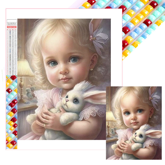 Little Girl - Full Square Drill Diamond Painting 30*40CM