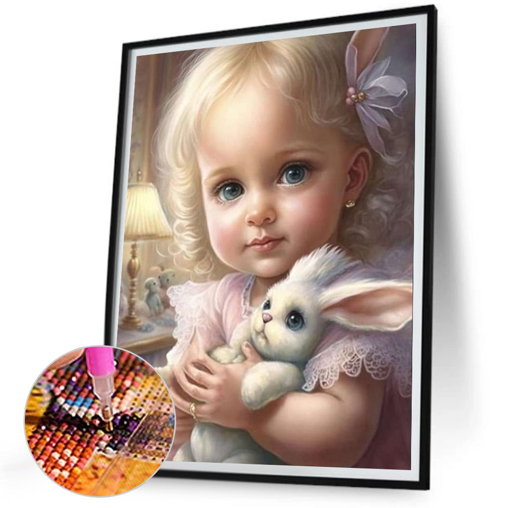 Little Girl - Full Square Drill Diamond Painting 30*40CM