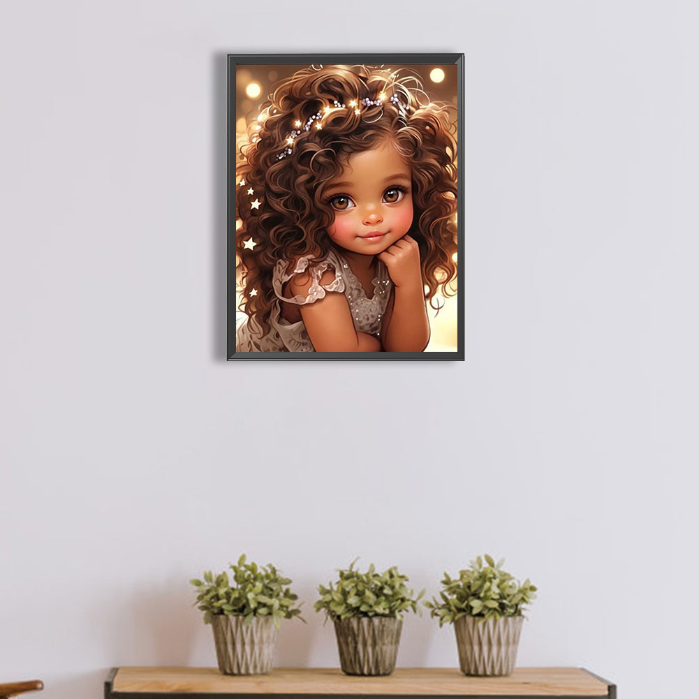 Little Girl - Full Square Drill Diamond Painting 30*40CM