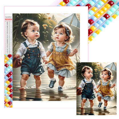 Little Girl - Full Square Drill Diamond Painting 30*40CM