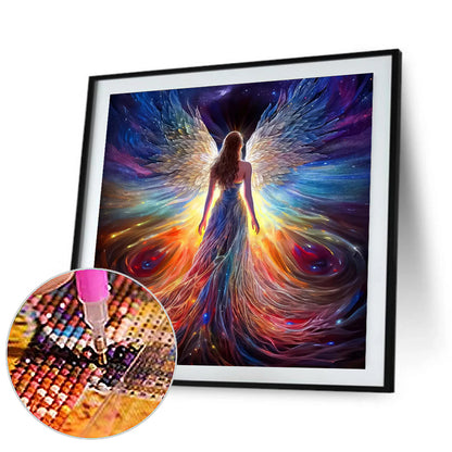 Star Light Winged Angel - Full Round Drill Diamond Painting 50*50CM