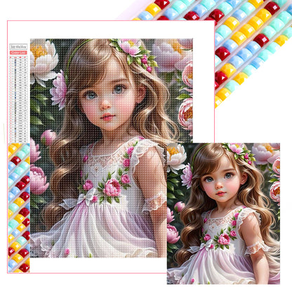 Little Girl - Full Square Drill Diamond Painting 40*50CM