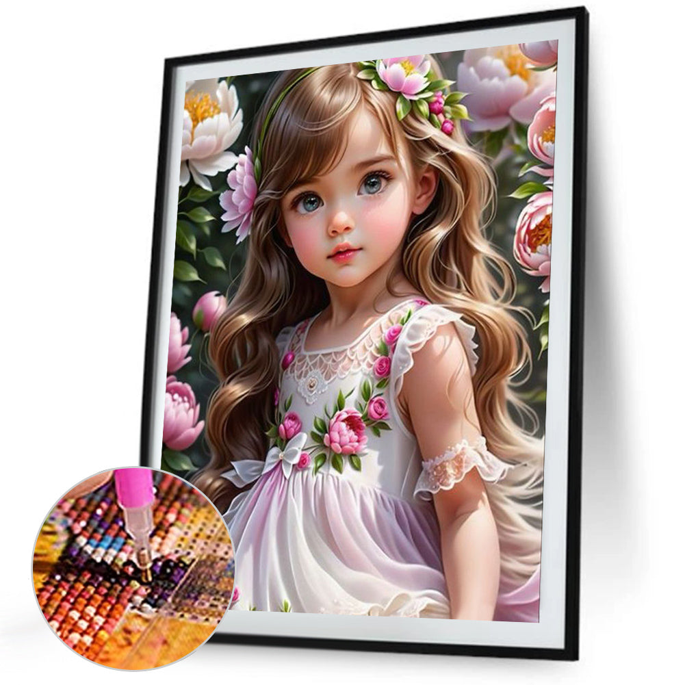 Little Girl - Full Square Drill Diamond Painting 40*50CM