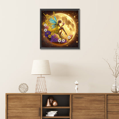 Moon Elf - Special Shaped Drill Diamond Painting 30*30CM