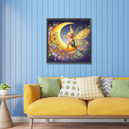 Moon Elf - Special Shaped Drill Diamond Painting 30*30CM