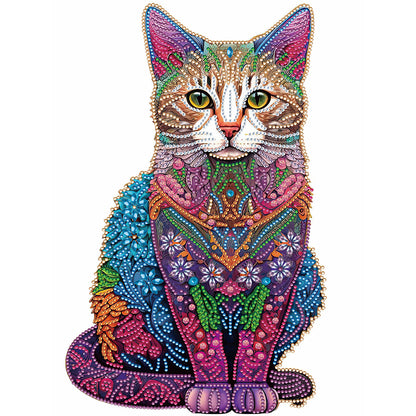 Color Cat - Special Shaped Drill Diamond Painting 30*40CM