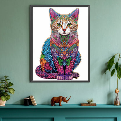Color Cat - Special Shaped Drill Diamond Painting 30*40CM