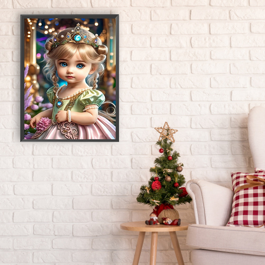 Lolita Little Girl - Full Round Drill Diamond Painting 30*40CM