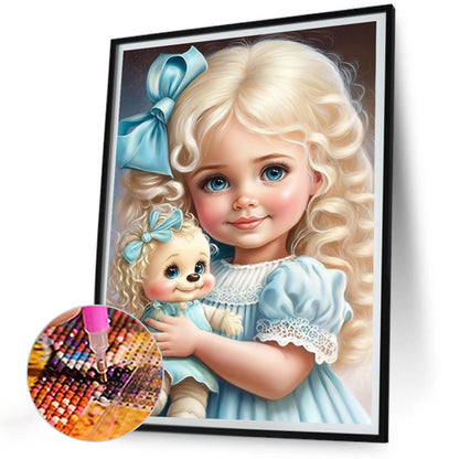 Lolita Little Girl - Full Round Drill Diamond Painting 30*40CM