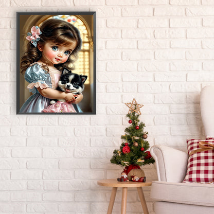 Lolita Little Girl - Full Round Drill Diamond Painting 30*40CM