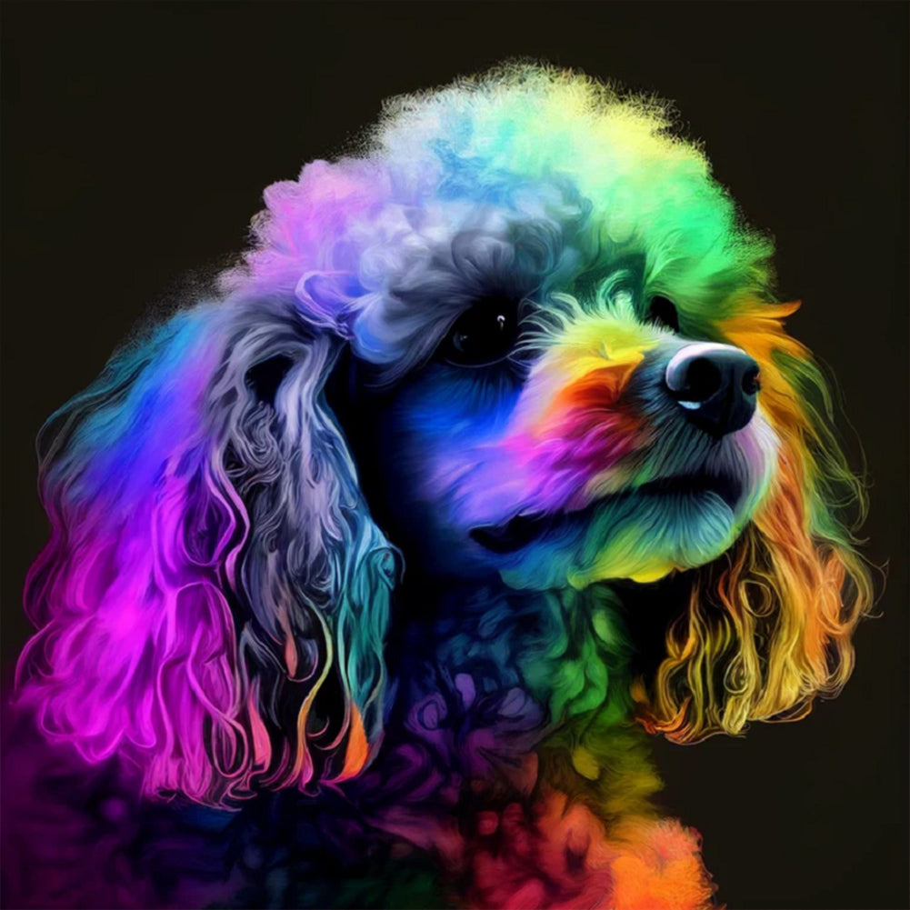 Puppy - Full Round Drill Diamond Painting 30*30CM