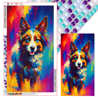 Dog - Full Round Drill Diamond Painting 40*70CM