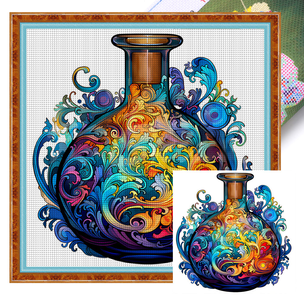 Magic Potion - 11CT Stamped Cross Stitch 50*50CM