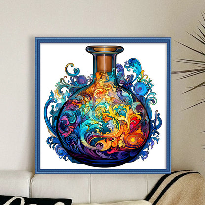 Magic Potion - 11CT Stamped Cross Stitch 50*50CM