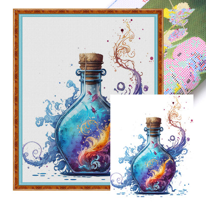 Magic Potion - 11CT Stamped Cross Stitch 50*60CM