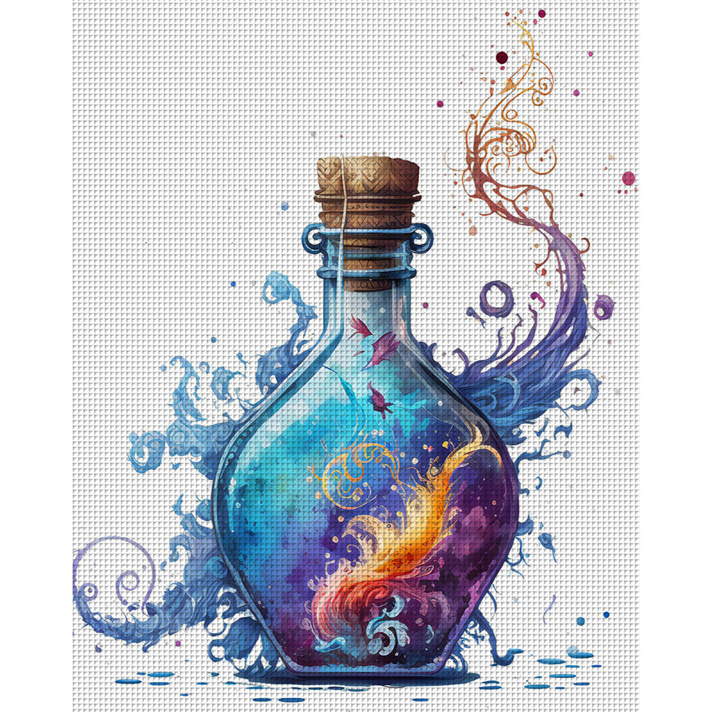 Magic Potion - 11CT Stamped Cross Stitch 50*60CM