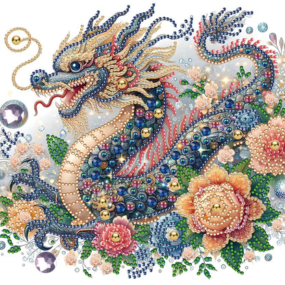 Gorgeous Dragon - Special Shaped Drill Diamond Painting 30*30CM
