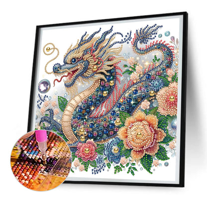 Gorgeous Dragon - Special Shaped Drill Diamond Painting 30*30CM
