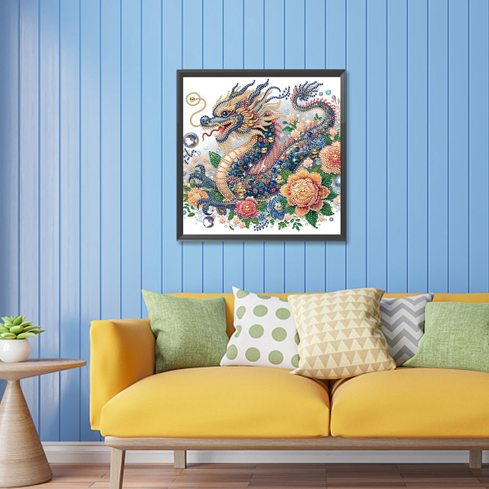 Gorgeous Dragon - Special Shaped Drill Diamond Painting 30*30CM