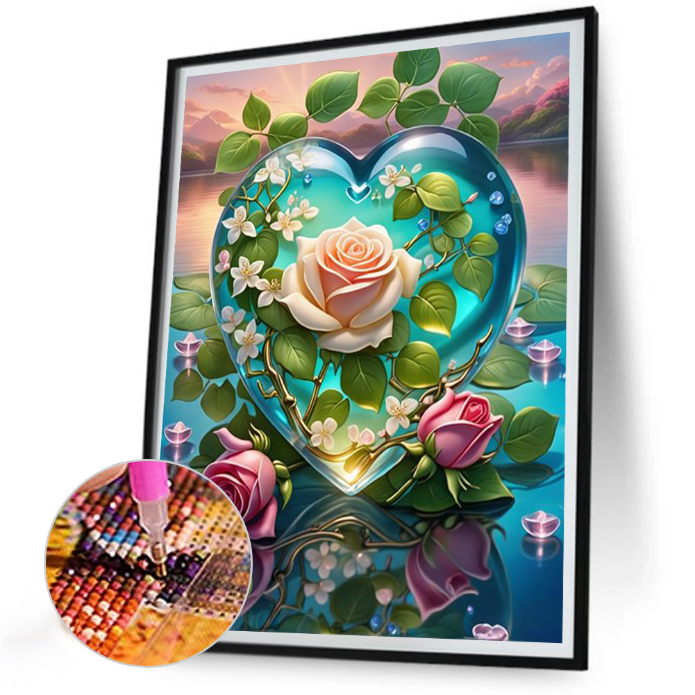 Fantasy Rose - Full Round Drill Diamond Painting 30*40CM