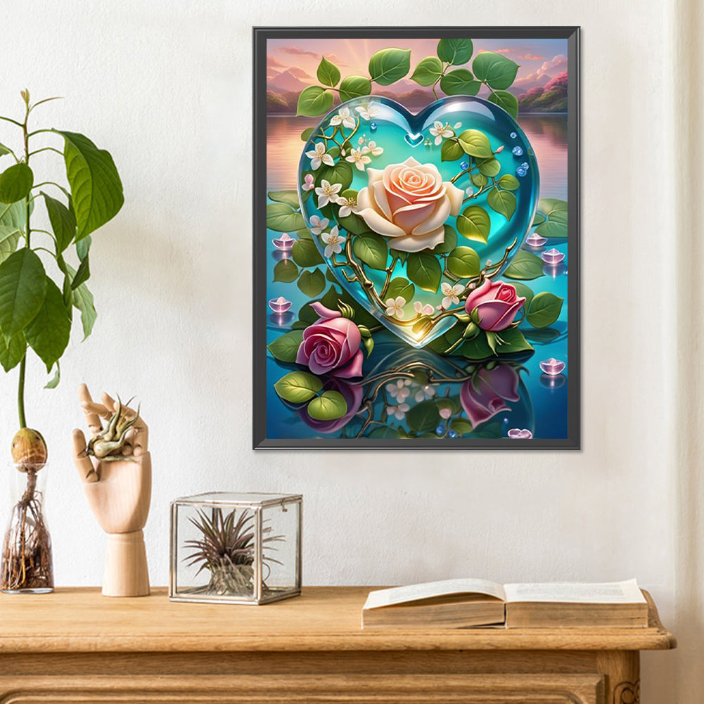 Fantasy Rose - Full Round Drill Diamond Painting 30*40CM