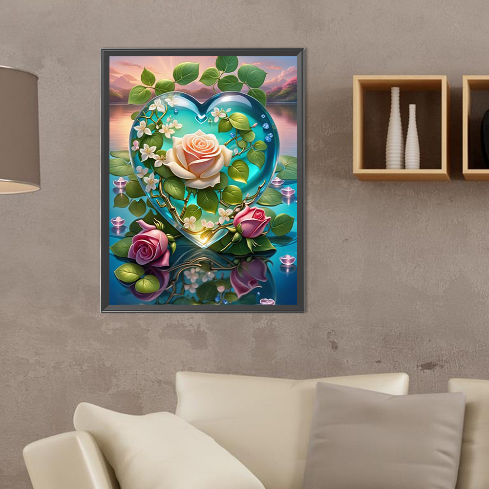 Fantasy Rose - Full Round Drill Diamond Painting 30*40CM