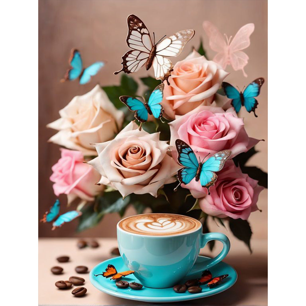 Fantasy Rose - Full Round Drill Diamond Painting 30*40CM