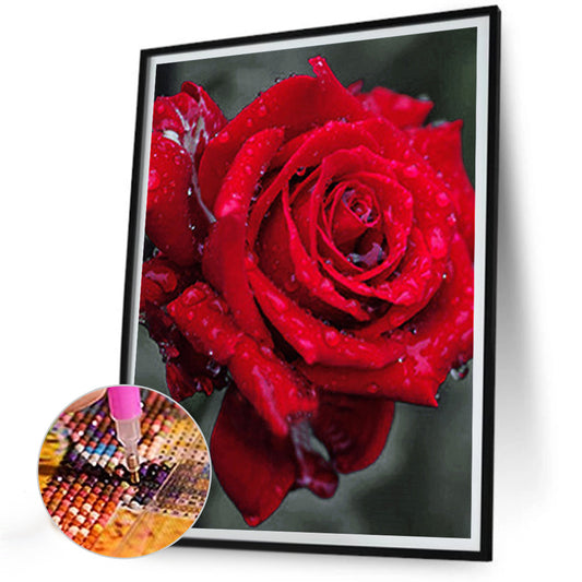 Bloom Rose - Full Round Drill Diamond Painting 30*40CM