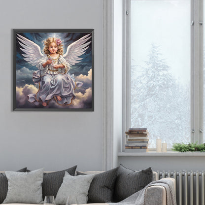 Angel Girl - Full Round Drill Diamond Painting 30*30CM