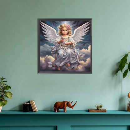 Angel Girl - Full Round Drill Diamond Painting 30*30CM