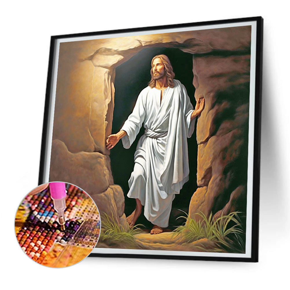 Jesus - Full Round Drill Diamond Painting 30*30CM