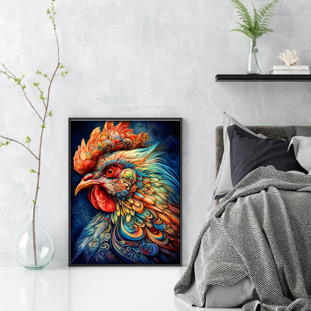 Colorful Chicken - 11CT Stamped Cross Stitch 40*55CM