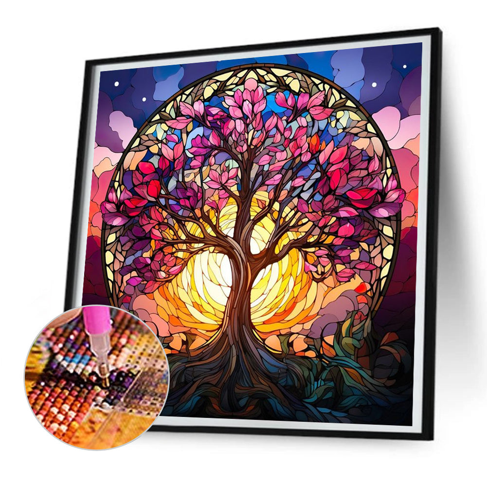 Life Tree - Full Round Drill Diamond Painting 30*30CM