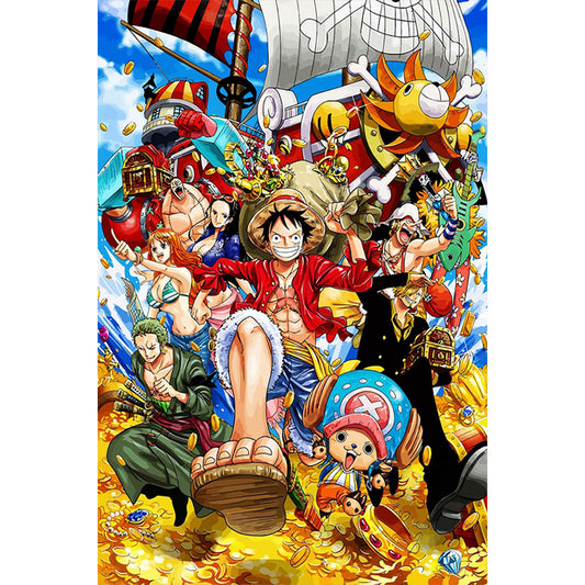 One Piece - Full Round Drill Diamond Painting 40*60CM