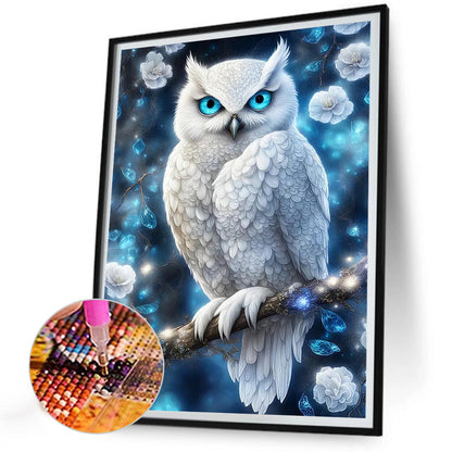 Owl - Full Round Drill Diamond Painting 30*40CM