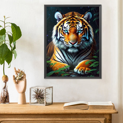 Tiger - Full Round Drill Diamond Painting 30*40CM