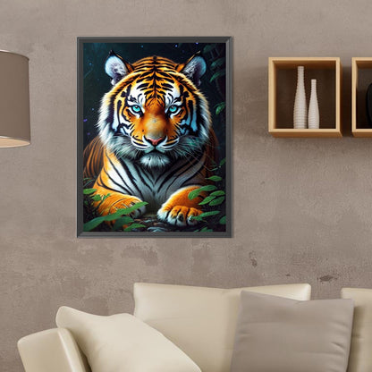 Tiger - Full Round Drill Diamond Painting 30*40CM