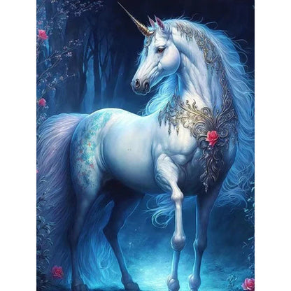 Unicorn - Full Round Drill Diamond Painting 30*40CM