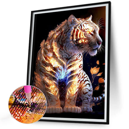 Tiger - Full Round Drill Diamond Painting 30*40CM