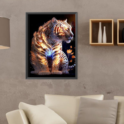 Tiger - Full Round Drill Diamond Painting 30*40CM