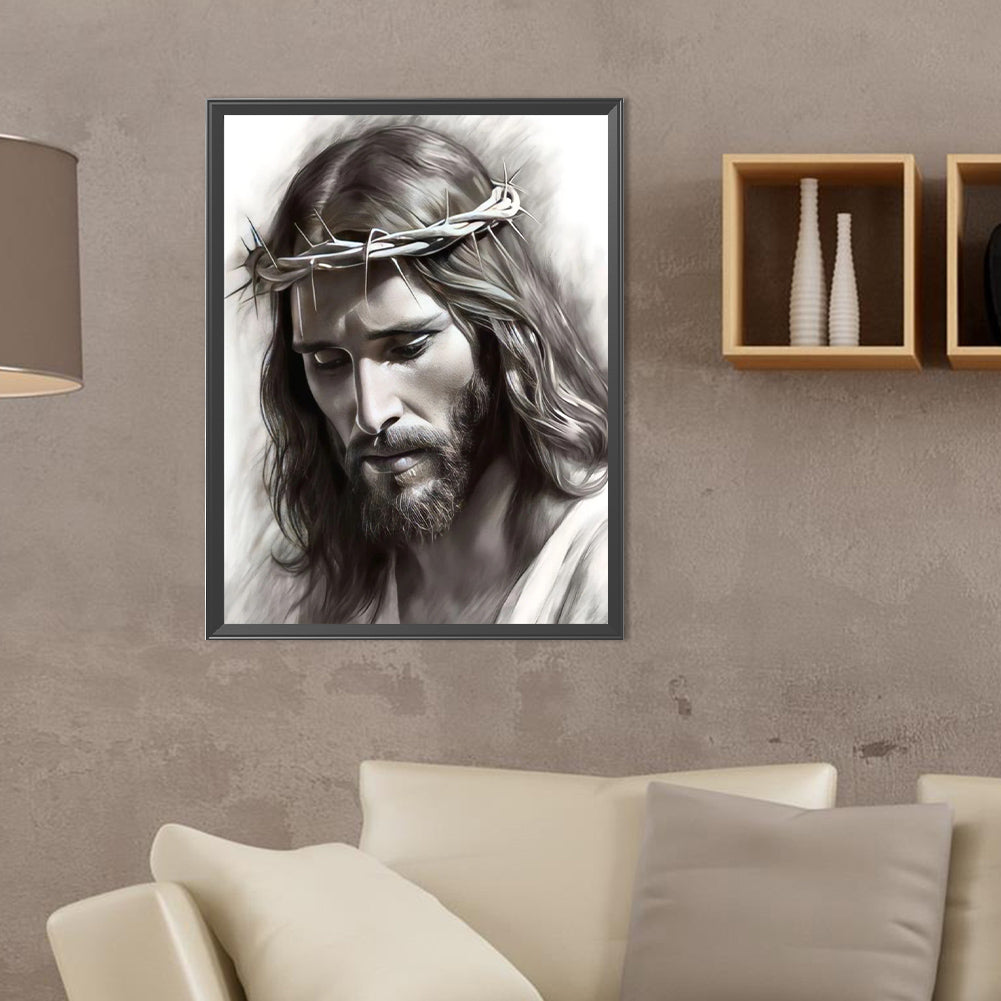 Jesus - Full Round Drill Diamond Painting 30*40CM