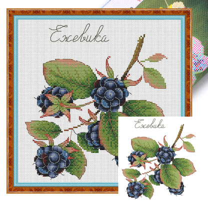 Fruit Series 4 - 14CT Stamped Cross Stitch 26*28CM(Joy Sunday)