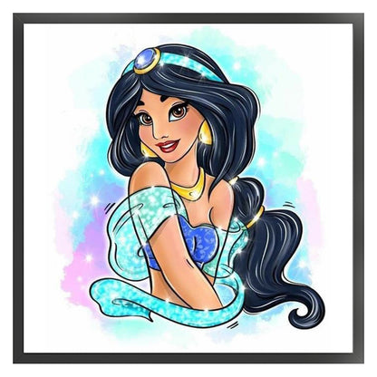 Disney Princess-Princess Jasmine - 9CT Stamped Cross Stitch 40*40CM