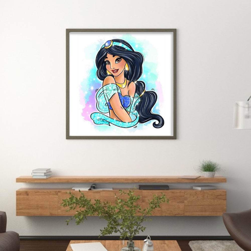 Disney Princess-Princess Jasmine - 9CT Stamped Cross Stitch 40*40CM