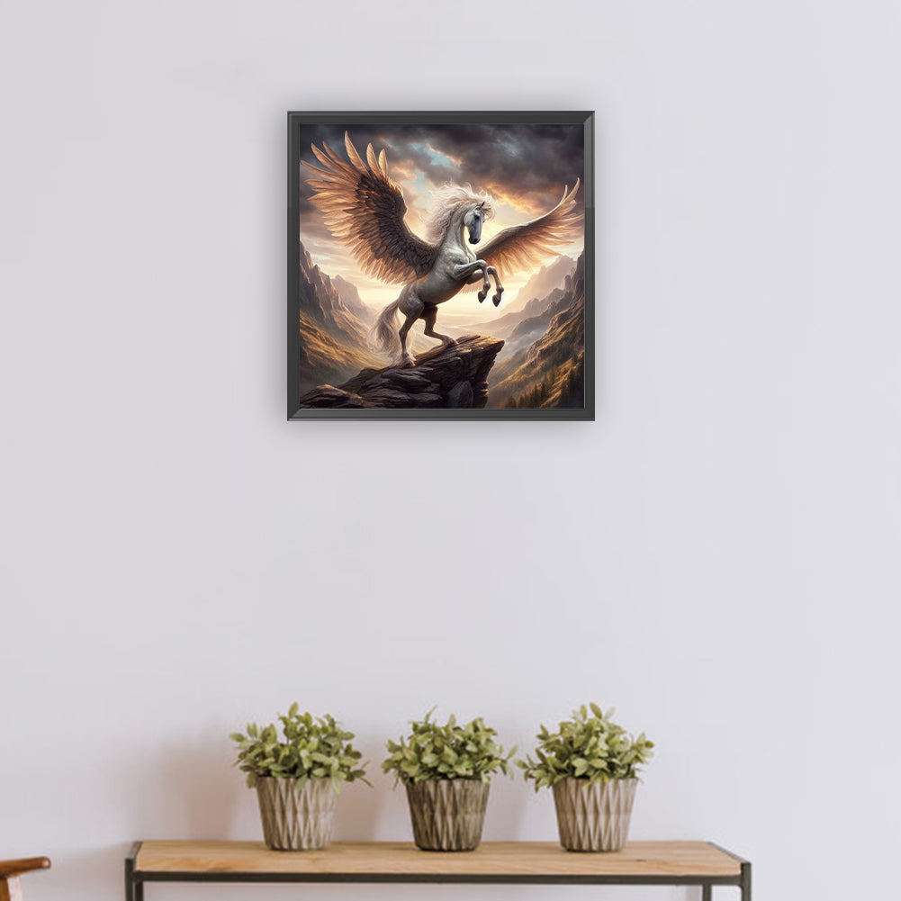 Angel Horse - Full Round Drill Diamond Painting 30*30CM