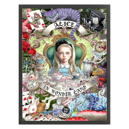 Alice In Wonderland - 11CT Stamped Cross Stitch 40*55CM