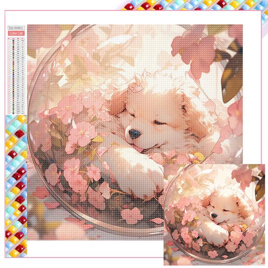 Dog - Full Square Drill Diamond Painting 40*40CM